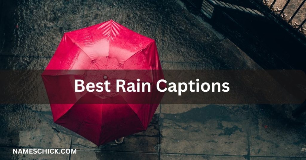 Best Rain Captions